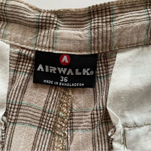 AIRWALK Men’s Plaid Cotton Golf Shorts Sz 36 - Picture 3 of 8
